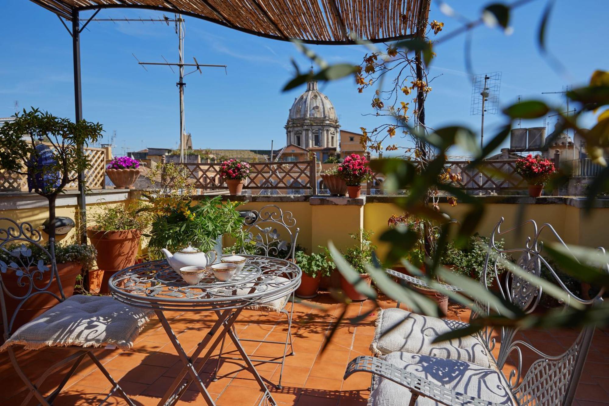 Trasteverehome - Attic Terrace Center Of Rome Baroque Eksteriør bilde