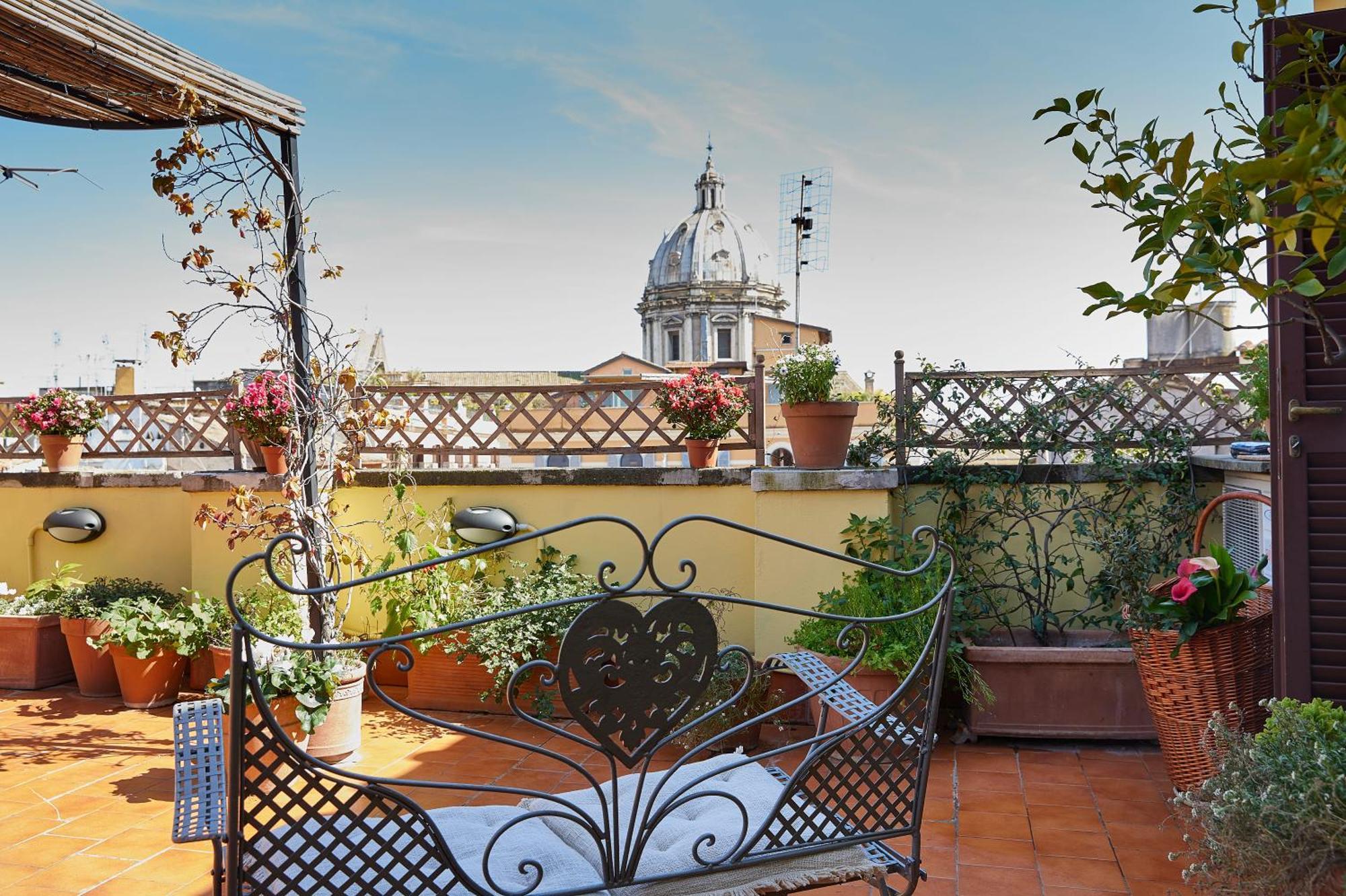 Trasteverehome - Attic Terrace Center Of Rome Baroque Eksteriør bilde