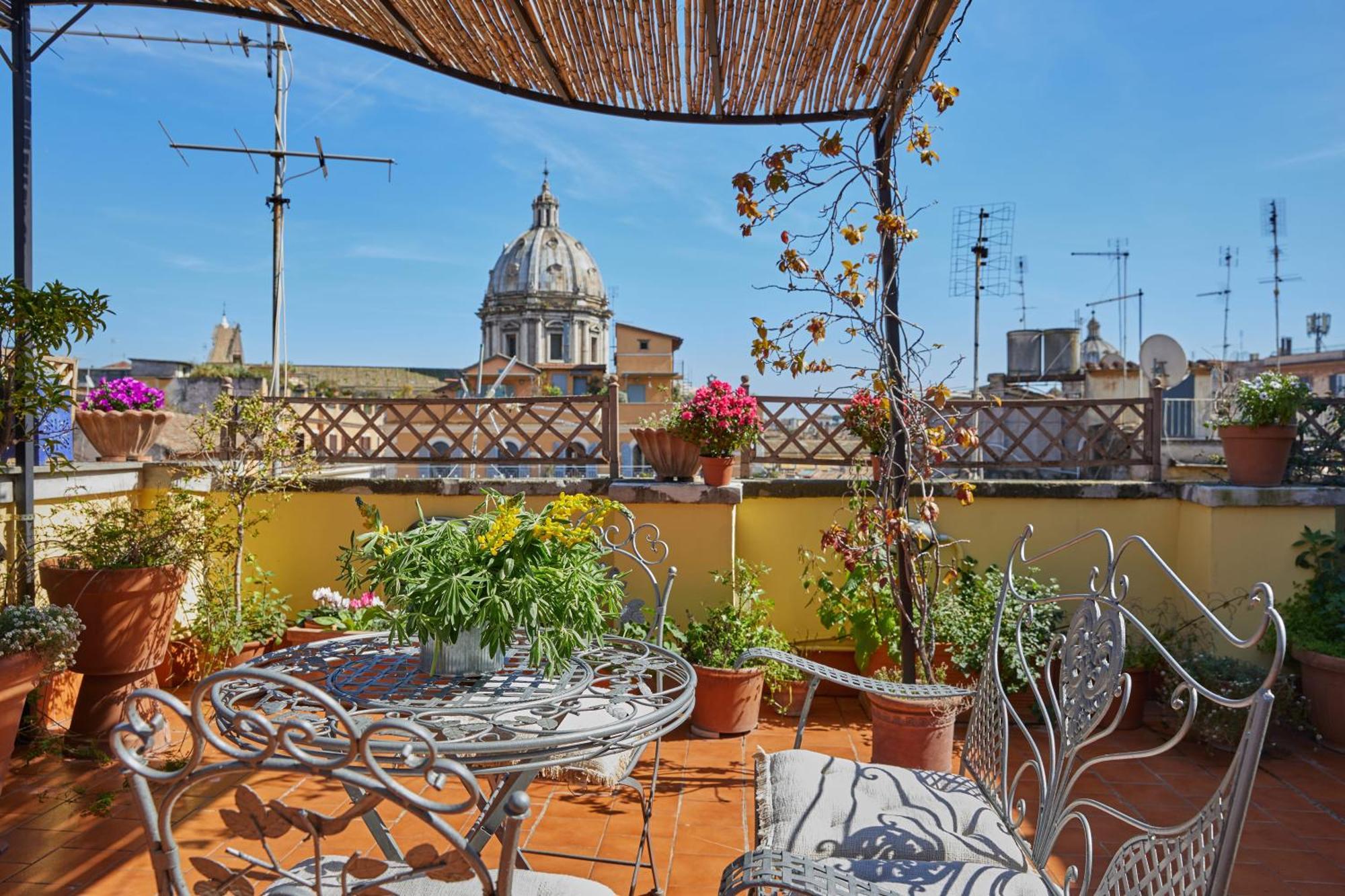 Trasteverehome - Attic Terrace Center Of Rome Baroque Eksteriør bilde