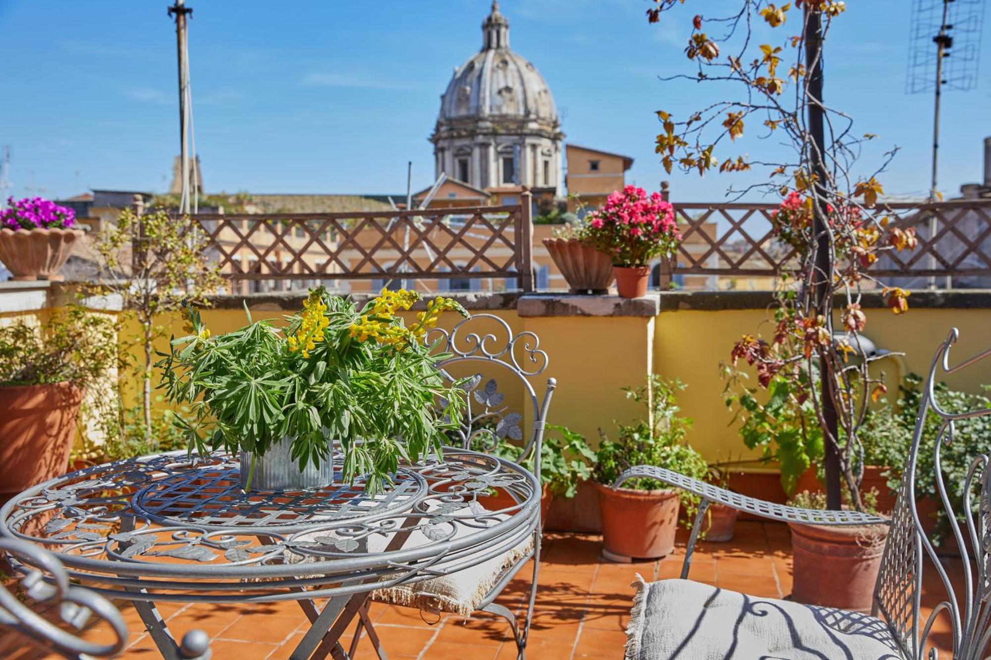 Trasteverehome - Attic Terrace Center Of Rome Baroque Eksteriør bilde