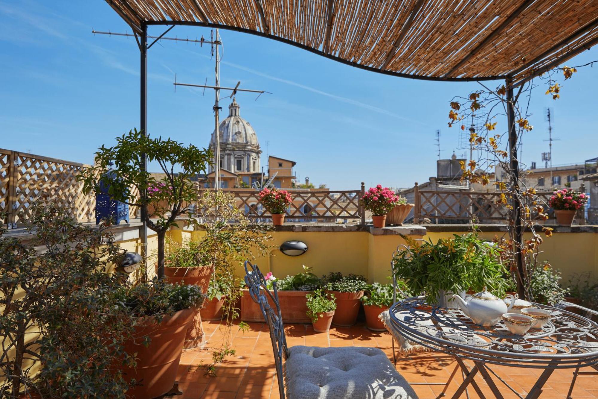 Trasteverehome - Attic Terrace Center Of Rome Baroque Eksteriør bilde